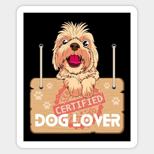 Certified Dog Lover Sticker